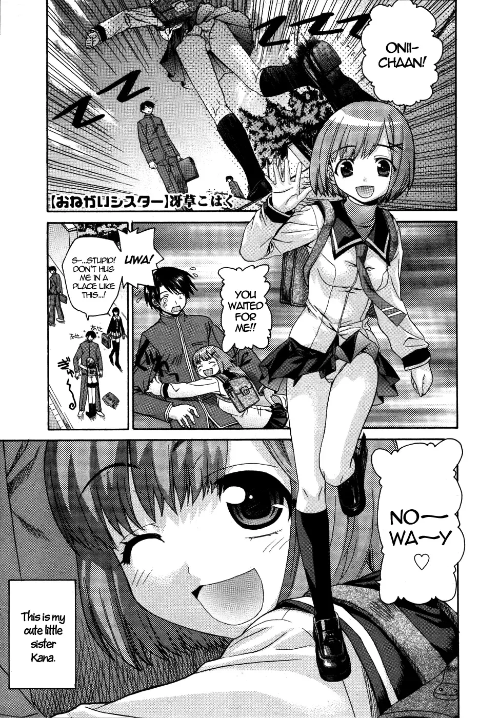 [Saegusa Kohaku] Onegai Sister Ch.1-3 Fhentai - Page 1