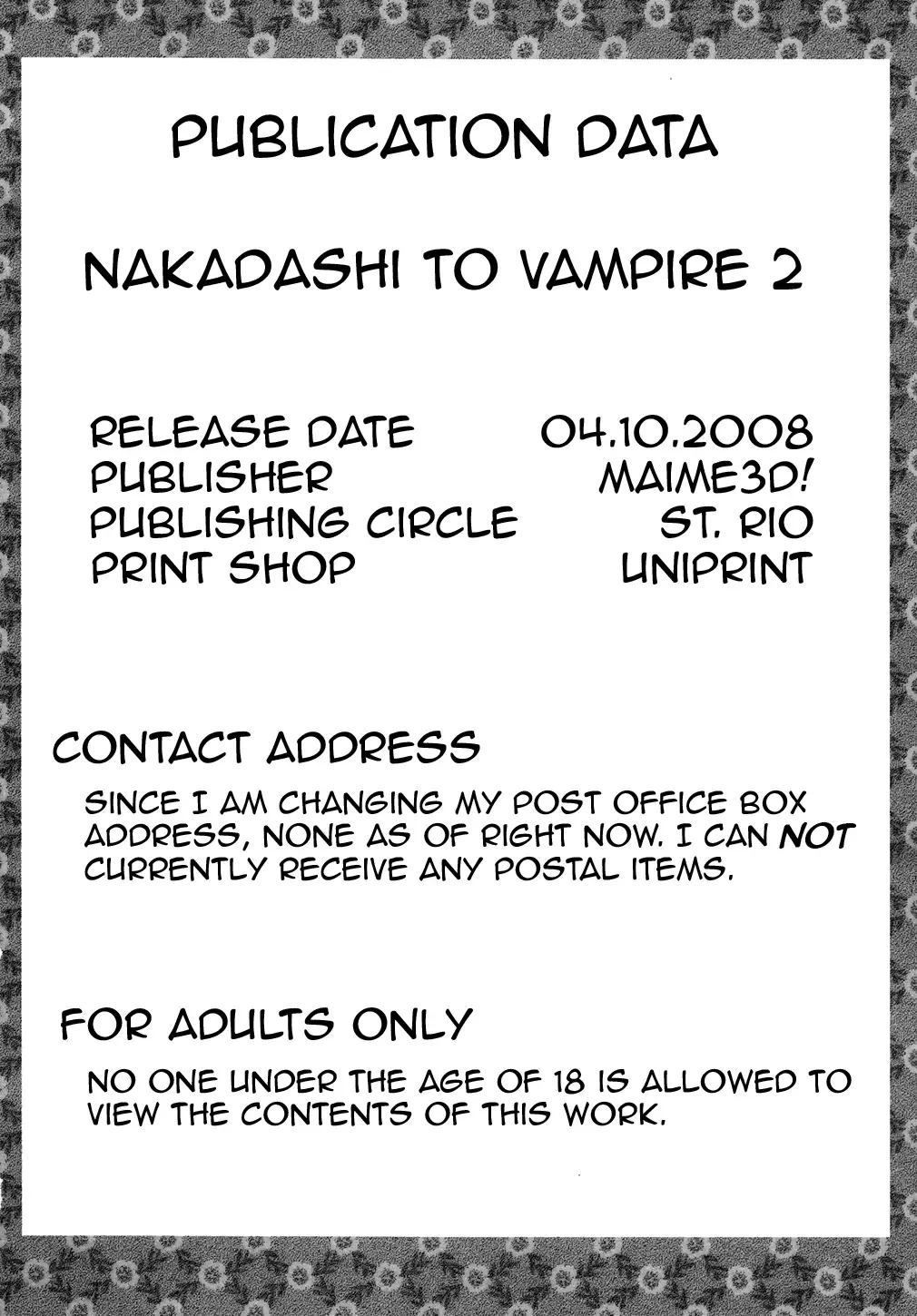 [Kitty - Purin] Nakadashi to Vampire 2 Fhentai - Page 49