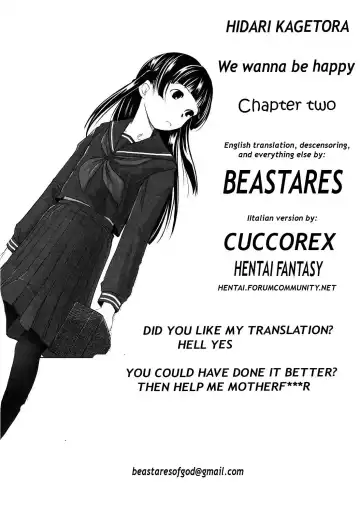 Read [Hidari Kagetora] We wanna be happy chapter two - Fhentai