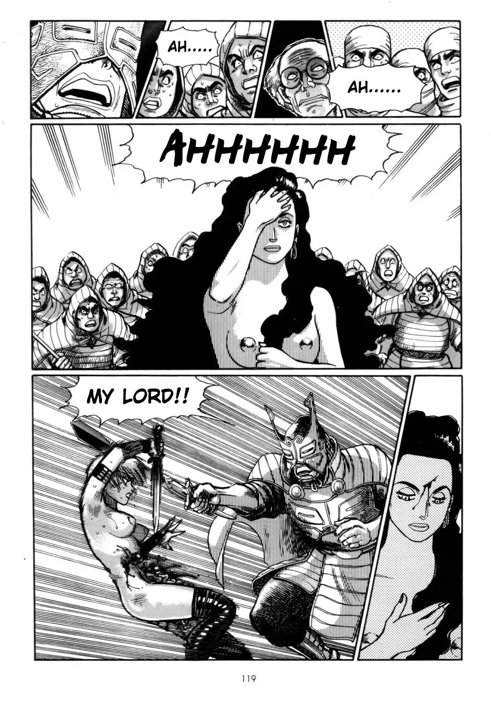 [Yamamoto Atsuji] Tsurugi no Kuni no Arnis Fhentai - Page 126