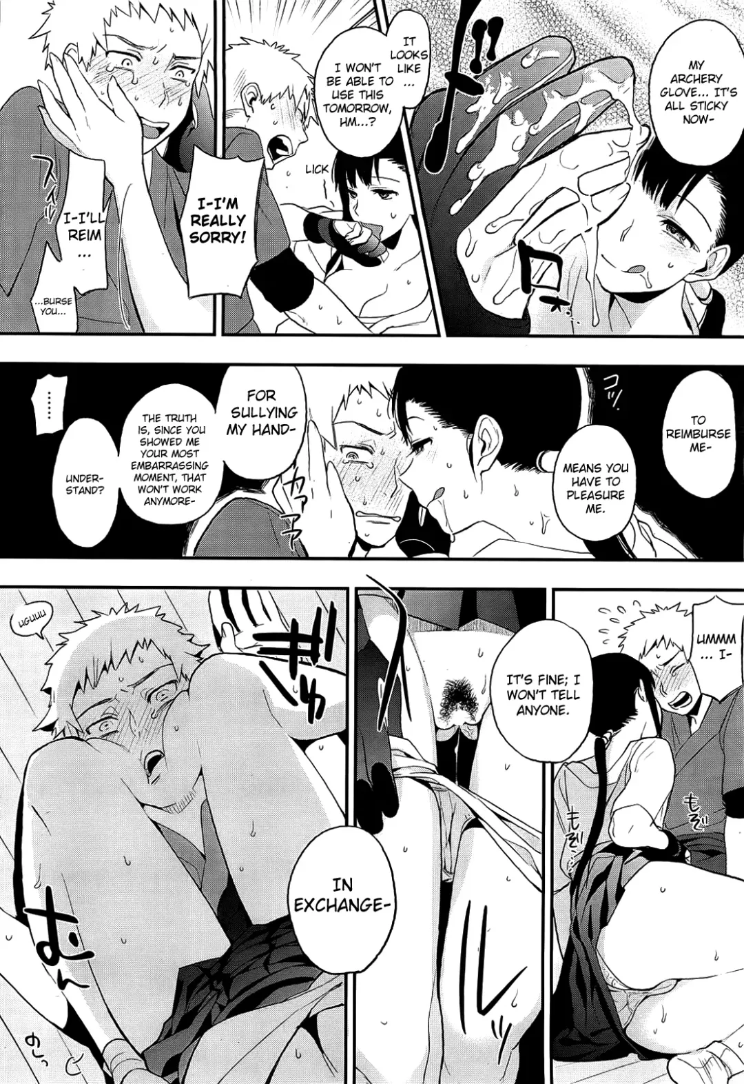 [Igumox] Mitsugake no Senpai | Senpai's Sweet Archery Glove Fhentai - Page 12