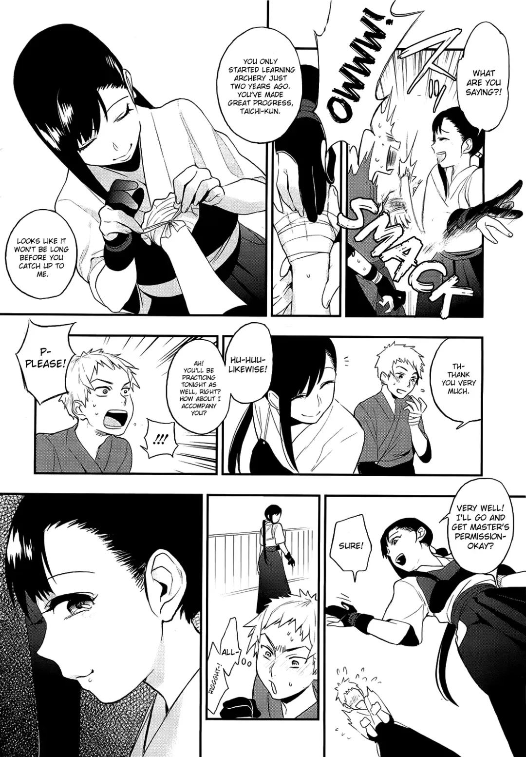 [Igumox] Mitsugake no Senpai | Senpai's Sweet Archery Glove Fhentai - Page 4