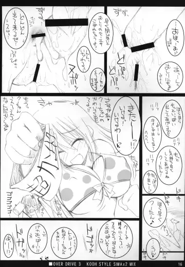 [Moyuru-n] OVER DRIVE 3 KOOH STYLE SIMAx2 MIX Fhentai - Page 15