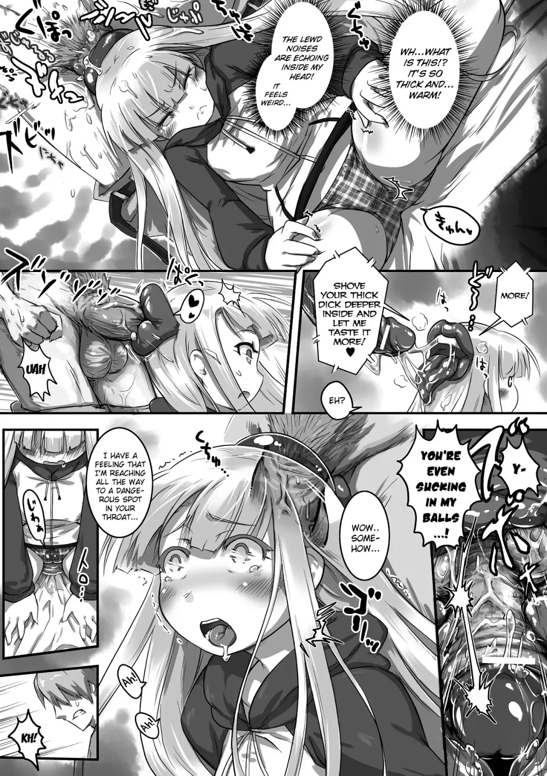 [Tetsuwan Woopie] Futakuchi-Onna to Kyokon Otoko | The Futakuchi-Onna and the Giant-Root Man Fhentai - Page 5
