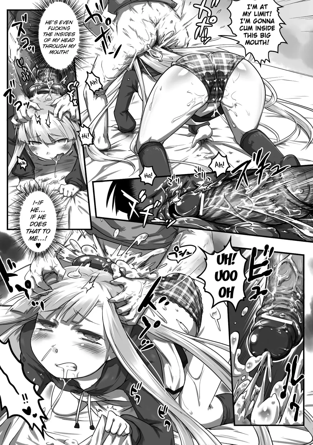 [Tetsuwan Woopie] Futakuchi-Onna to Kyokon Otoko | The Futakuchi-Onna and the Giant-Root Man Fhentai - Page 6