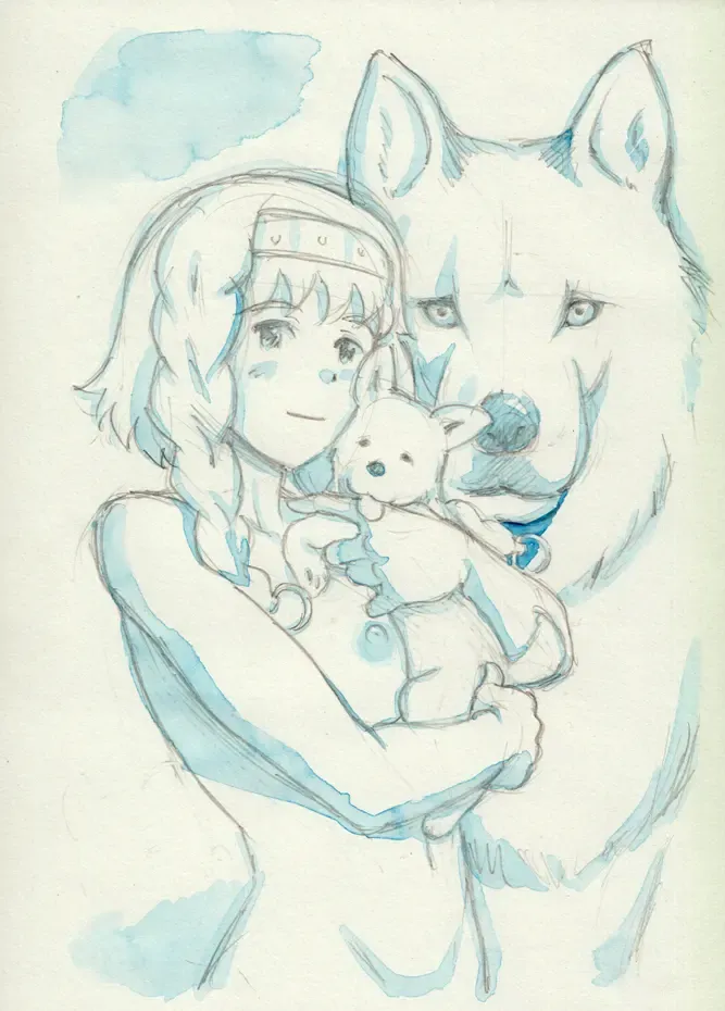 [Mizuiro Megane] Ookami no Kazoku Fhentai - Page 1