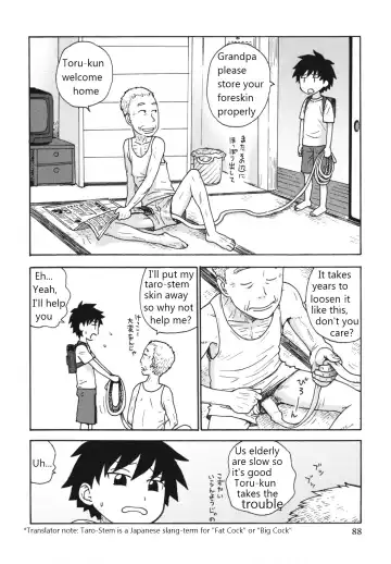 [Karma Tatsurou] Jiichan to Kukitarou | Grandpa's Taro-Stem Fhentai - Page 2