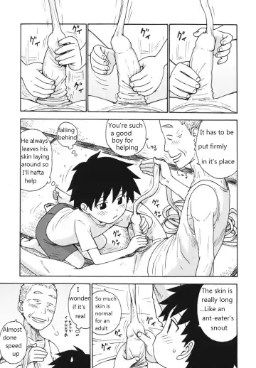[Karma Tatsurou] Jiichan to Kukitarou | Grandpa's Taro-Stem Fhentai - Page 3