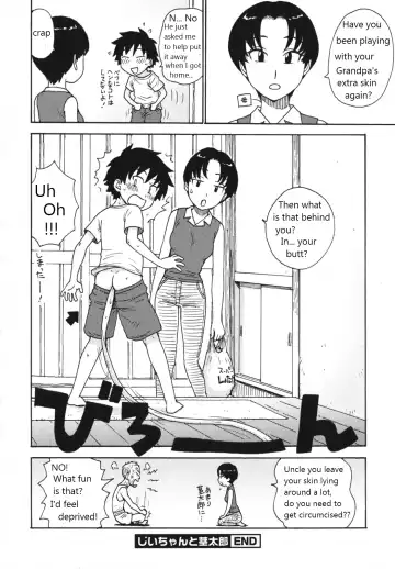 [Karma Tatsurou] Jiichan to Kukitarou | Grandpa's Taro-Stem Fhentai - Page 8