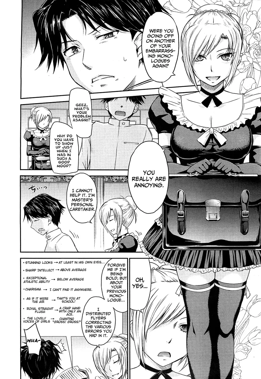 [Tsukino Jyogi] Zannen Ouji to Dokuzetsu Maid | Pathetic Prince & Spiteful Maid Ch. 1-2 Fhentai - Page 2