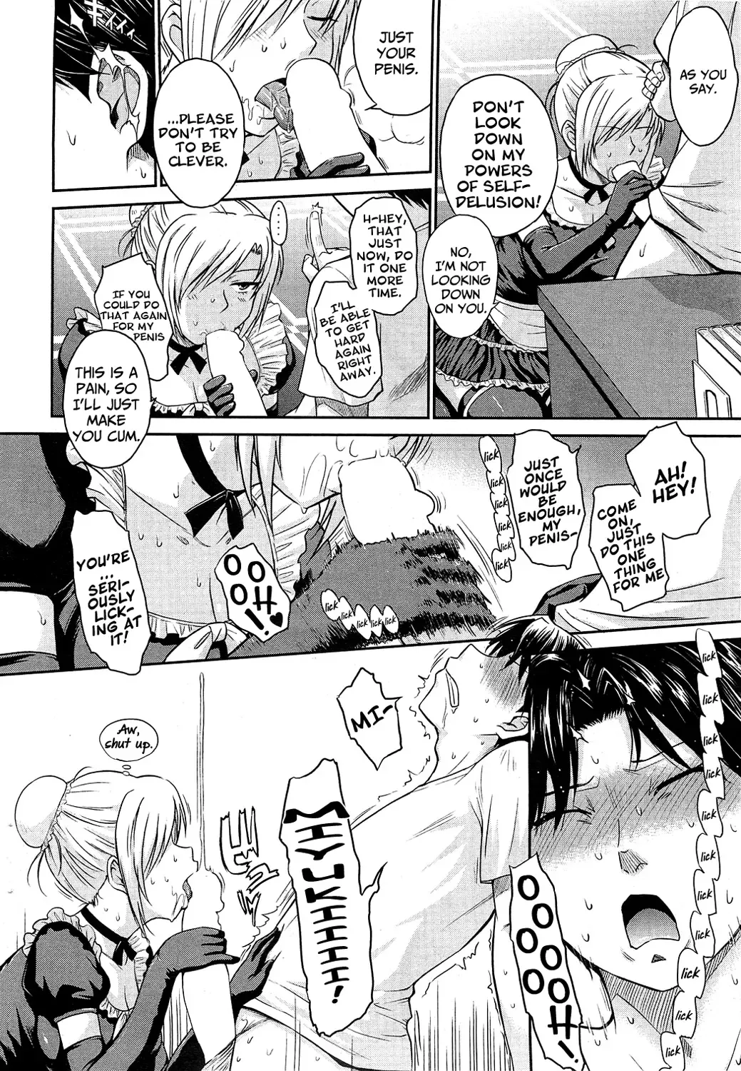 [Tsukino Jyogi] Zannen Ouji to Dokuzetsu Maid | Pathetic Prince & Spiteful Maid Ch. 1-2 Fhentai - Page 8
