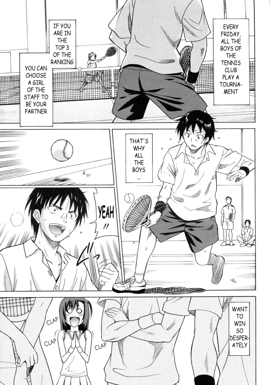 [Otono Natsu] Joshikousei no Koshitsuki ~Tennis Bu-hen~ | The Tennis Club Fhentai - Page 2