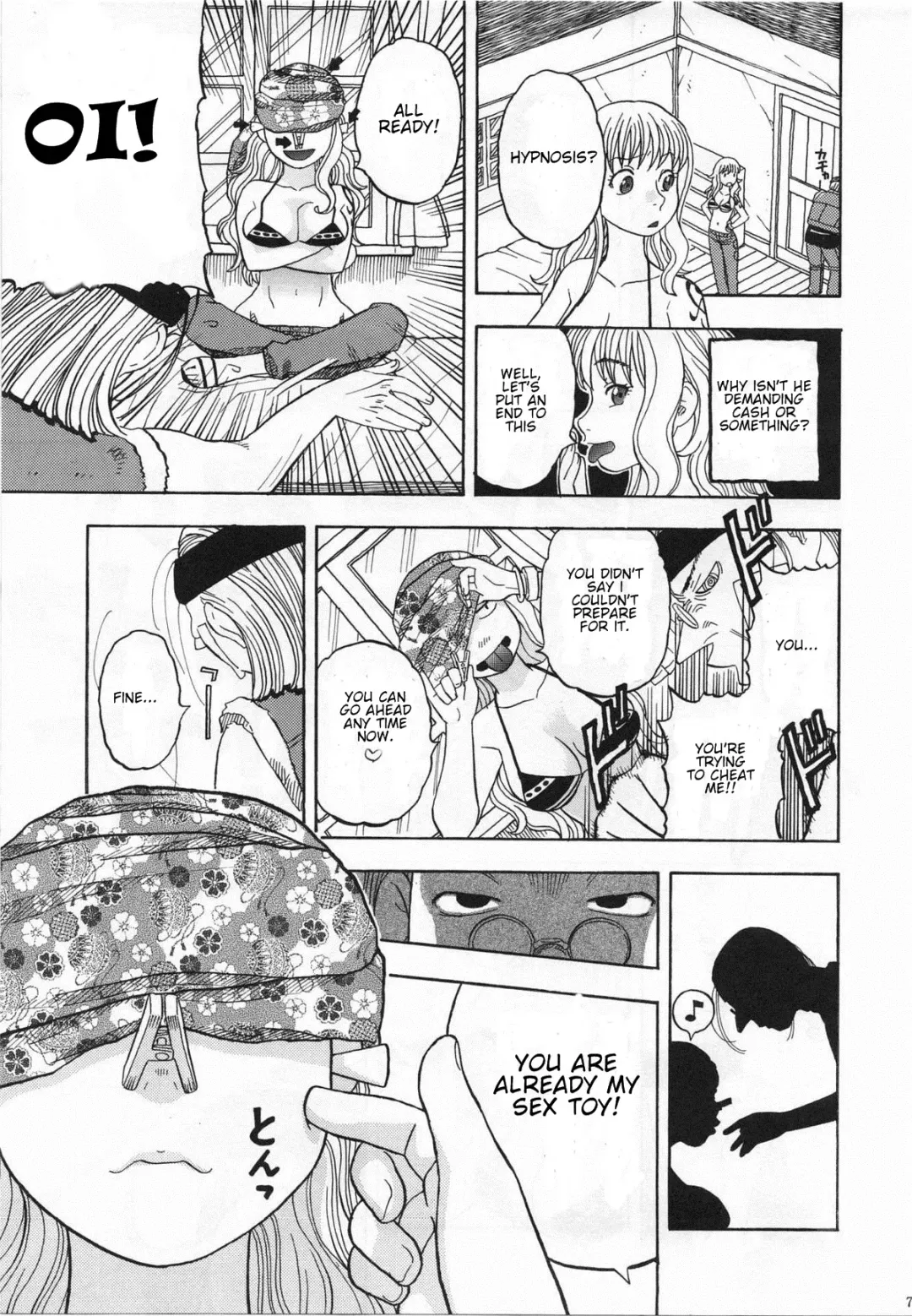 [Niiruma Kenji] Nami no Iinari Saimin | Nami's Submission Hypnosis Fhentai - Page 4