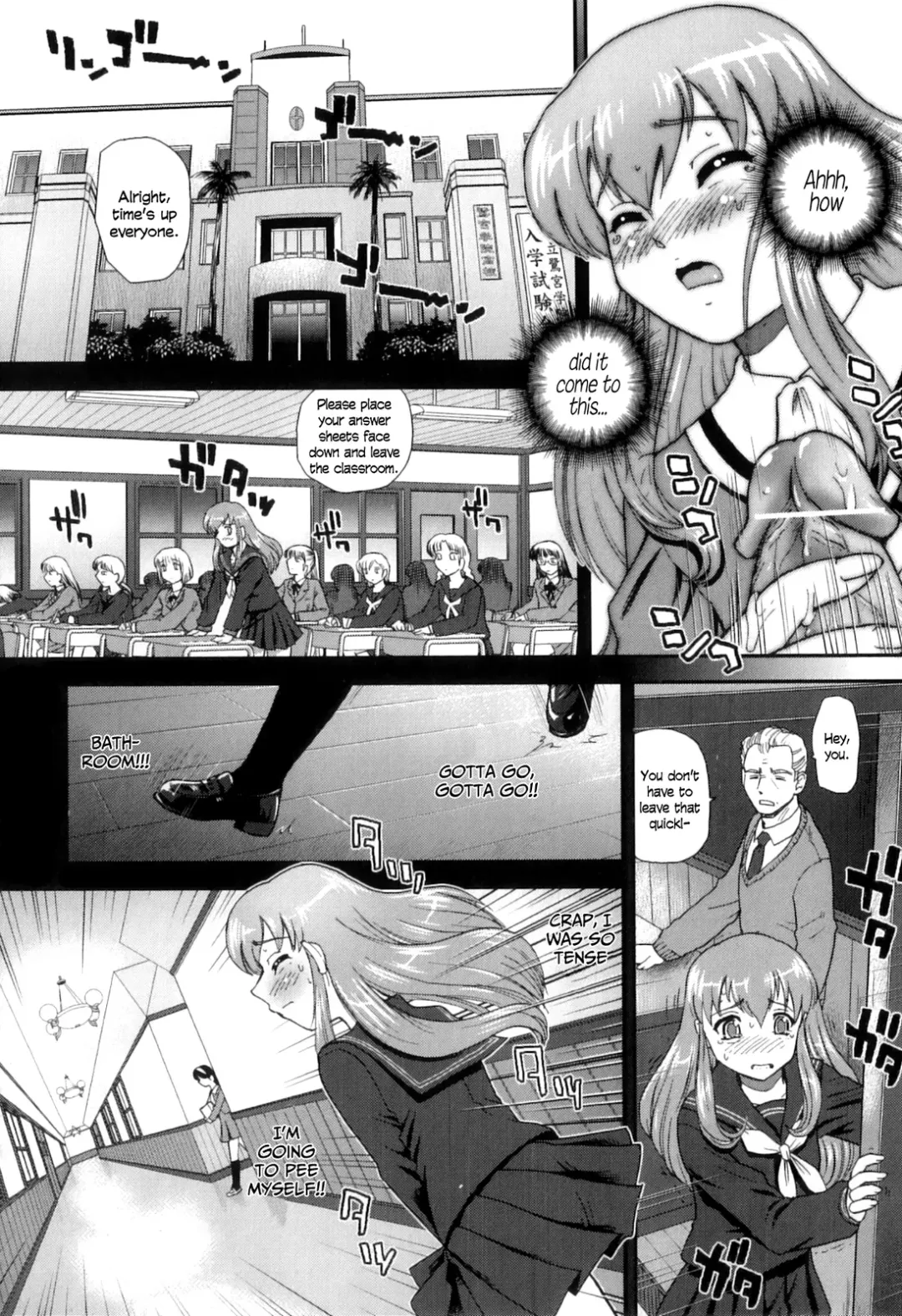 [Dulce-q] Dokidoki Nyuugaku Shiken | Heart-pounding Entrance Exam Fhentai - Page 4