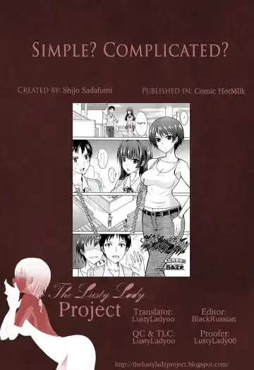 [Shijou Sadafumi] Tanjun? ￩ ♡ ￫ Fukuzatsu? | Simple? Complicated? Fhentai - Page 21