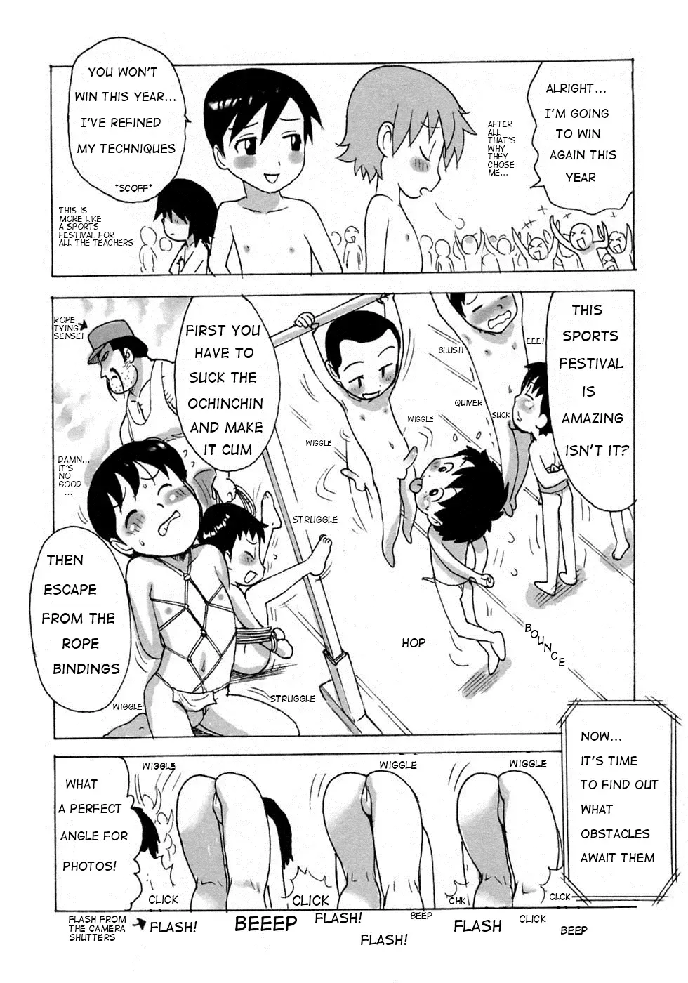 [Karma Tatsurou] Shota-gaibutsu Kyousou | Shota Obstacle Race Fhentai - Page 2