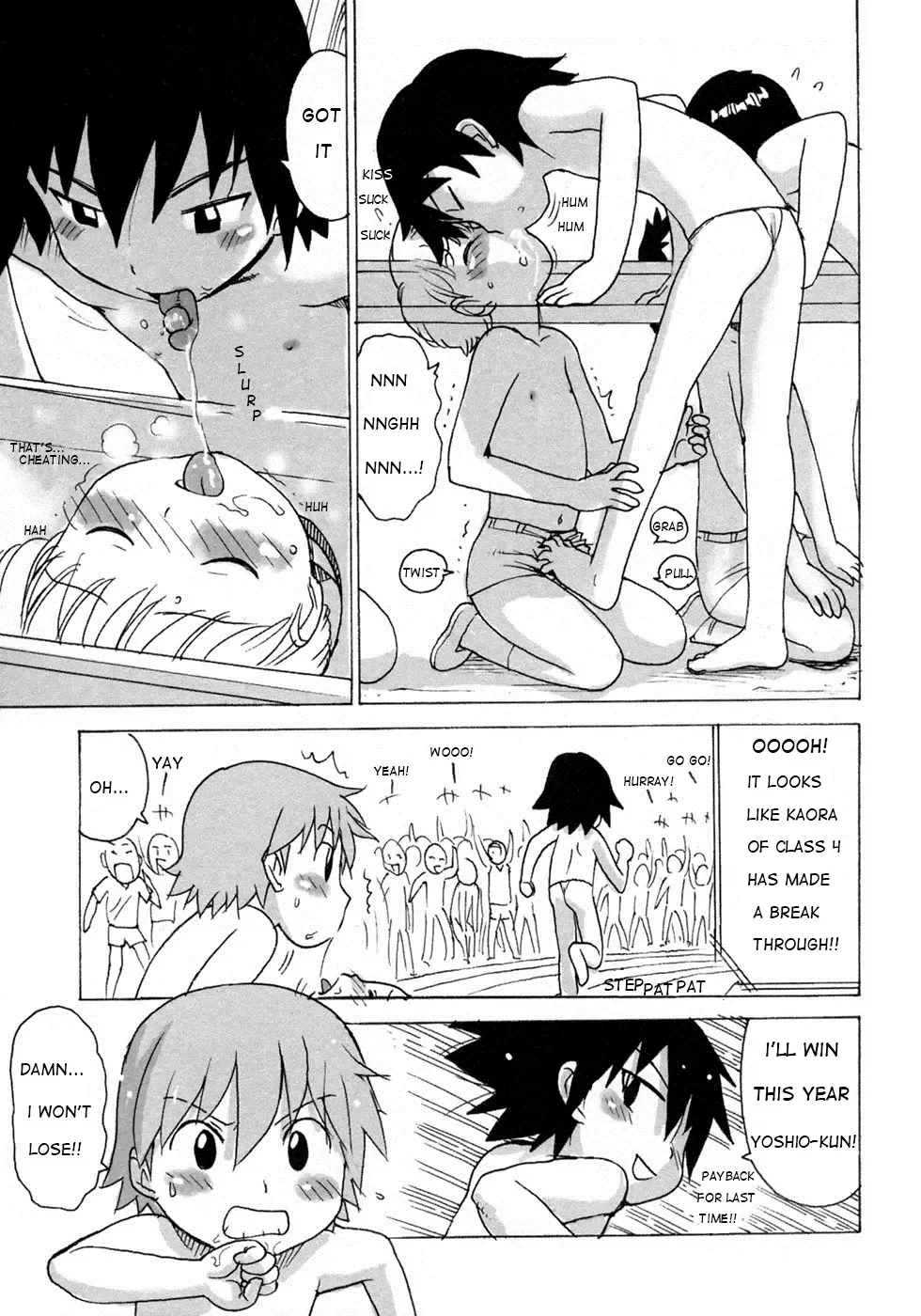 [Karma Tatsurou] Shota-gaibutsu Kyousou | Shota Obstacle Race Fhentai - Page 5