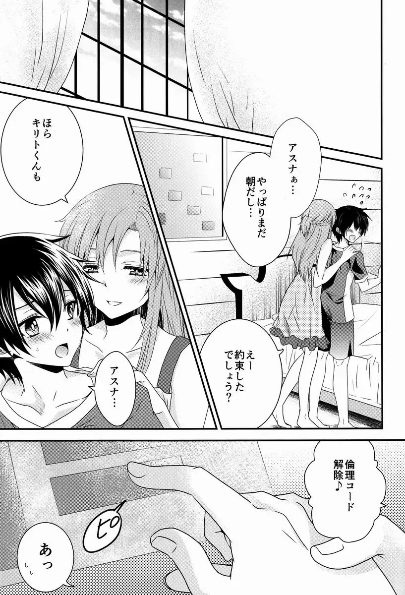 [Suzusawa Aki] Koisuru Asuna wa Setsunakute Kirito-kun o Omou Totsui Ijiwaru Shichauno Fhentai - Page 4
