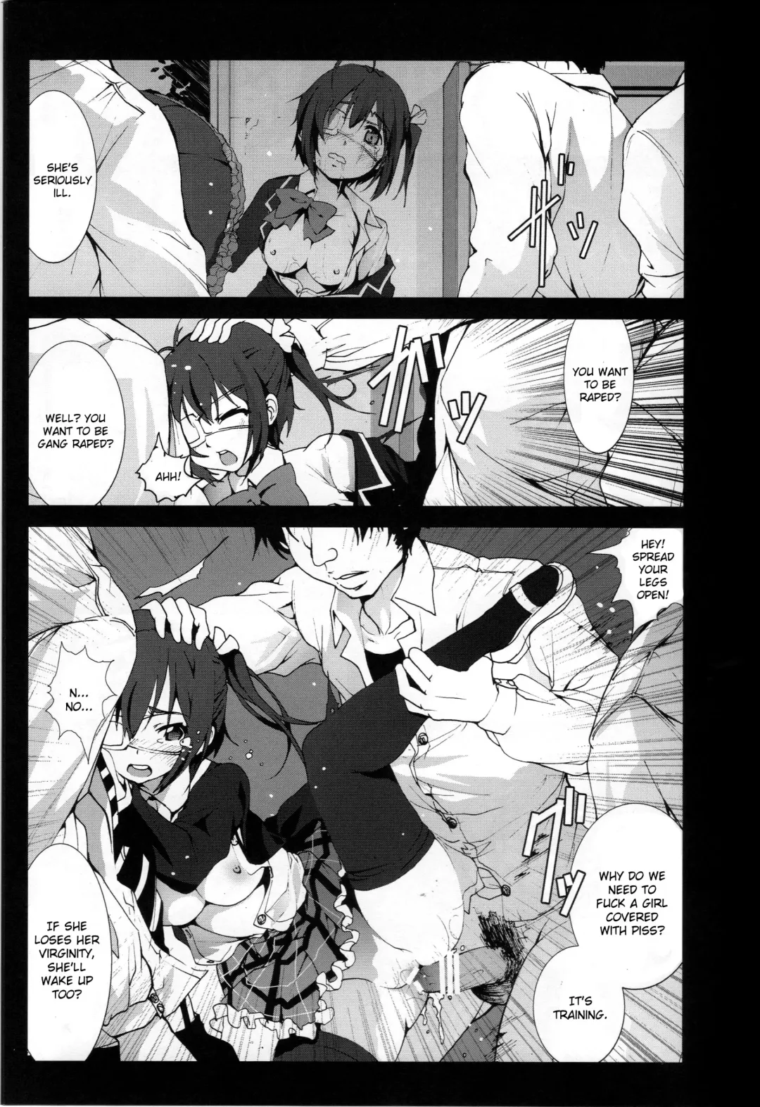 [Mokusei Zaijuu] Takanashi Rikka o Nakisakebu made Rape Shitai! | I Want to Rape Takanashi Rikka Until She Cries Fhentai - Page 12