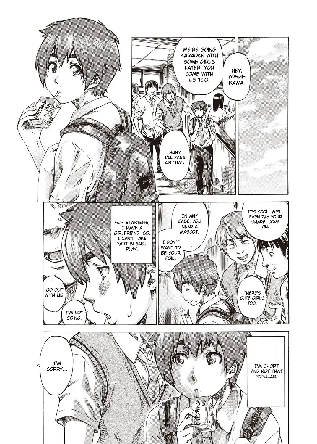 [Maruta] Boku to Kanojo no Hikakuteki Naisho no Nichijou Ch. 1 Fhentai - Page 1