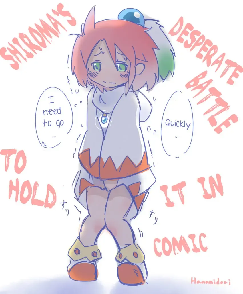 [Hanomido] Shiroma's Desperate Battle to Hold It In Fhentai - Page 1