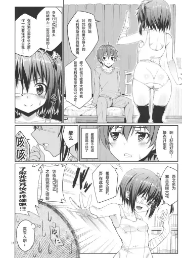 [Tel] Rikka to Shokushu to Mousou Settei! Fhentai - Page 14
