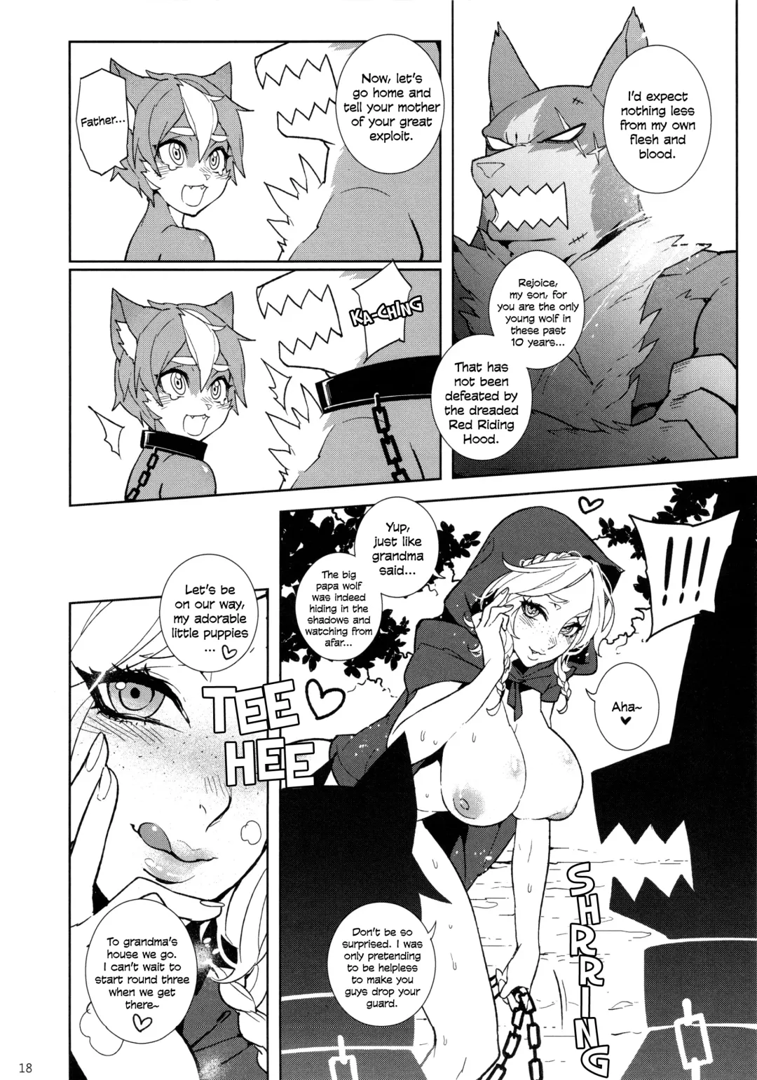 [Hirame] Dounen Hakai ~Ookina Akazukin & Chiisaki Ookami~ - Big Red Riding Hood and the little wolf. | Childhood Destruction ~Big Red Riding Hood and the Little Wolf~ Fhentai - Page 18