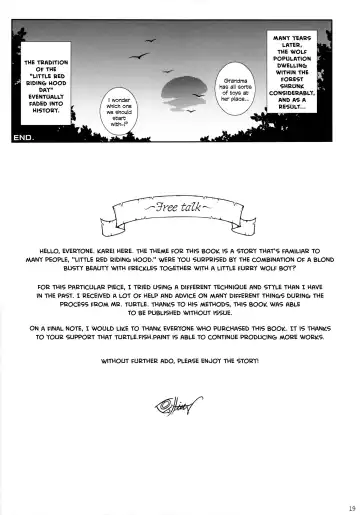 [Hirame] Dounen Hakai ~Ookina Akazukin & Chiisaki Ookami~ - Big Red Riding Hood and the little wolf. | Childhood Destruction ~Big Red Riding Hood and the Little Wolf~ Fhentai - Page 19