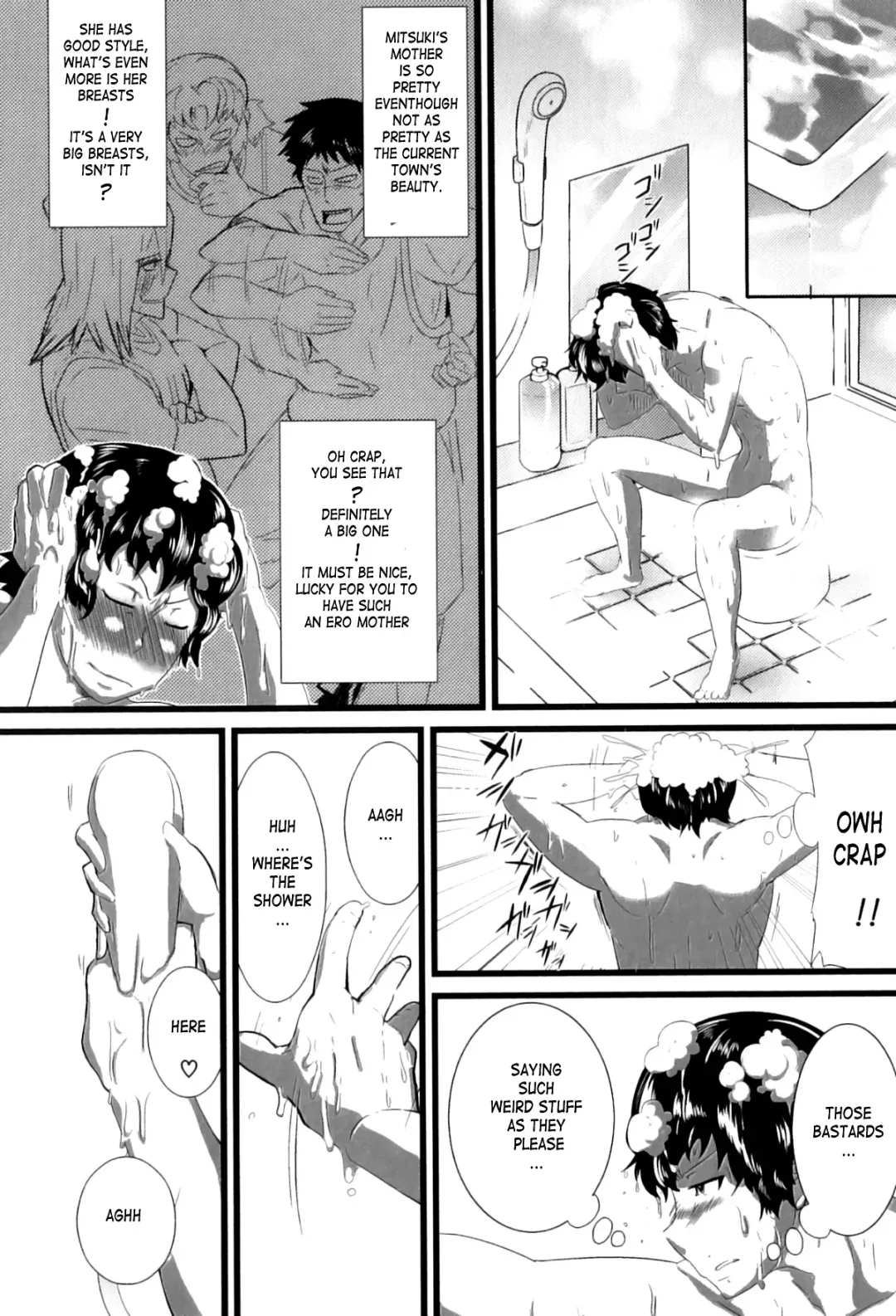 [Sasaki Maru] Boshi  Nyuuyoku | Mother&Son are Bathing Fhentai - Page 4