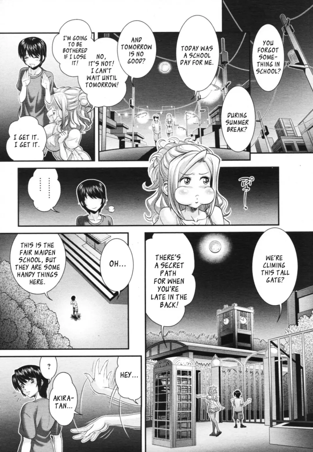[Oshii Rei] Yoru no Gakkou Fhentai - Page 4