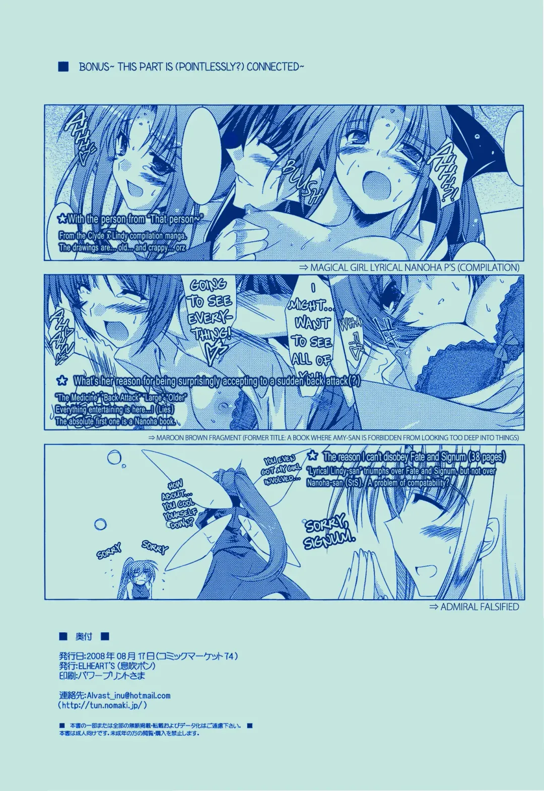 [Ibuki Pon] ANOTHER FRONTIER 02 Magical Girl Lyrical Lindy-san #03 Fhentai - Page 38