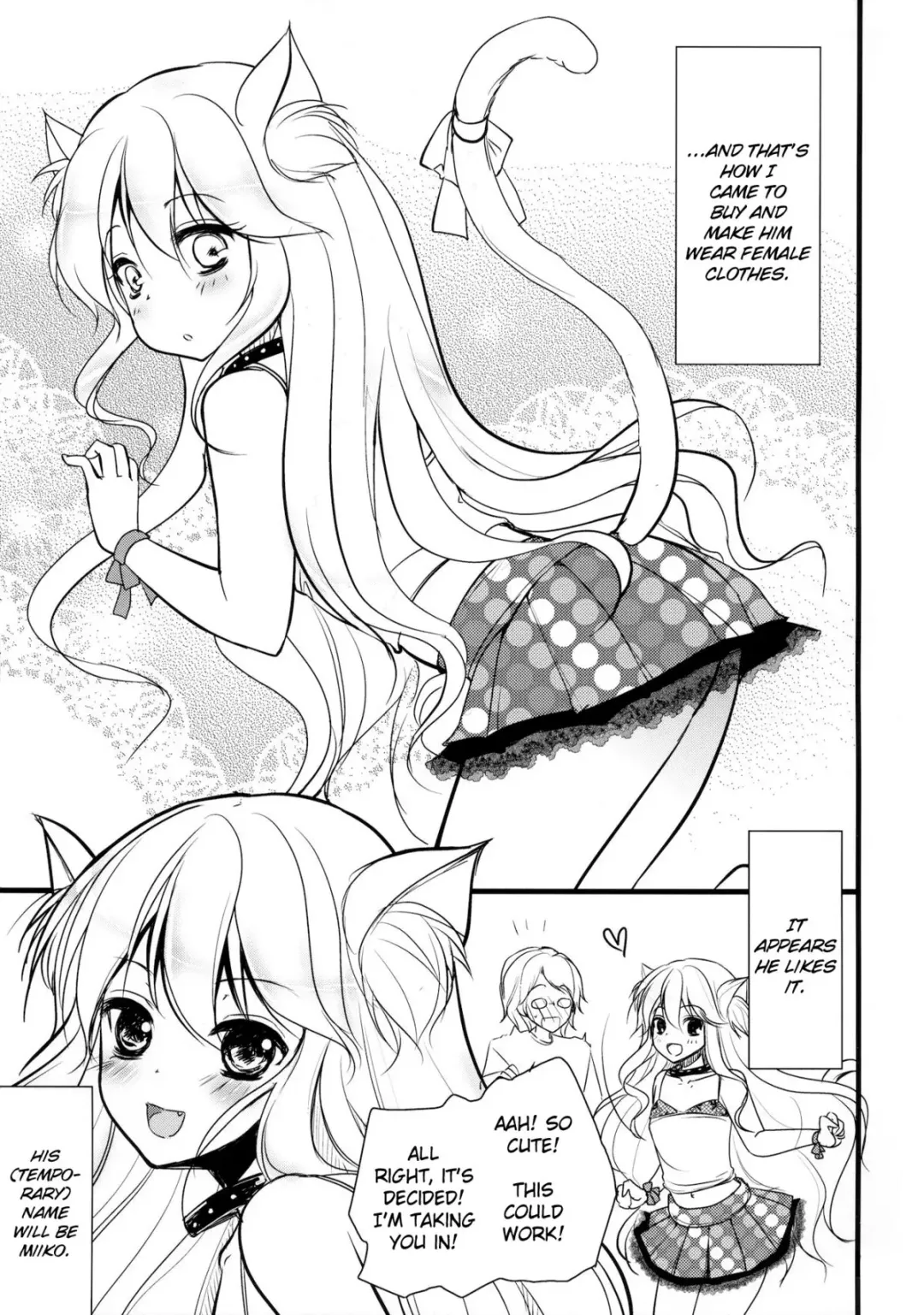 [Dynamite Moca] Nekomimi Josou Shounen Shiiku Nikki | How to raise a crossdressing catboy Fhentai - Page 4