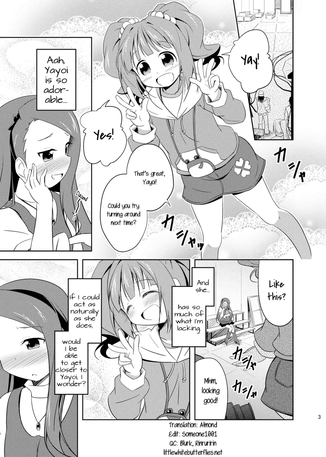 [Kagura Yuuki] Yayoi to Iori to Himitsu no Tokkun | Yayoi and Iori's Special Training Fhentai - Page 2