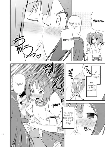 [Kagura Yuuki] Yayoi to Iori to Himitsu no Tokkun | Yayoi and Iori's Special Training Fhentai - Page 9