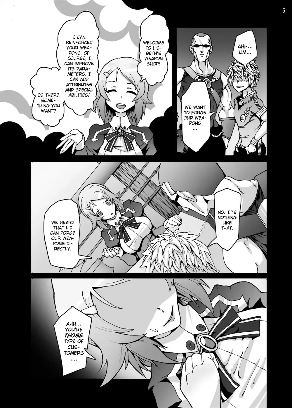 [Ahiru] Lisbeth... Kirito ni wa Suterare, Kyaku ni wa Okasare Nakadashi Ninshin... Asuna to no Kakusa ga Hirogaru Online Fhentai - Page 4