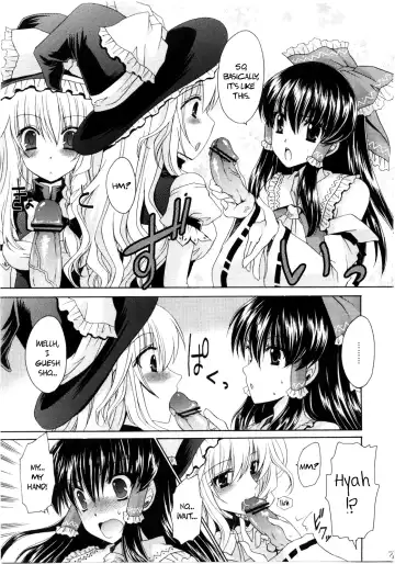 [Shinonome Ryu] Marisa, Mushrooms, and Fiendish Miko Fhentai - Page 7