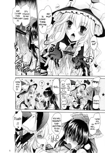 [Shinonome Ryu] Marisa, Mushrooms, and Fiendish Miko Fhentai - Page 8