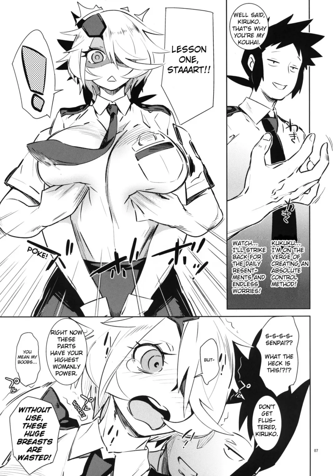 [Bobobo] Kiruko-san no Joshiryoku Up Daisakusen | Kiruko's Womanly Power-Up Epic Battle Fhentai - Page 7