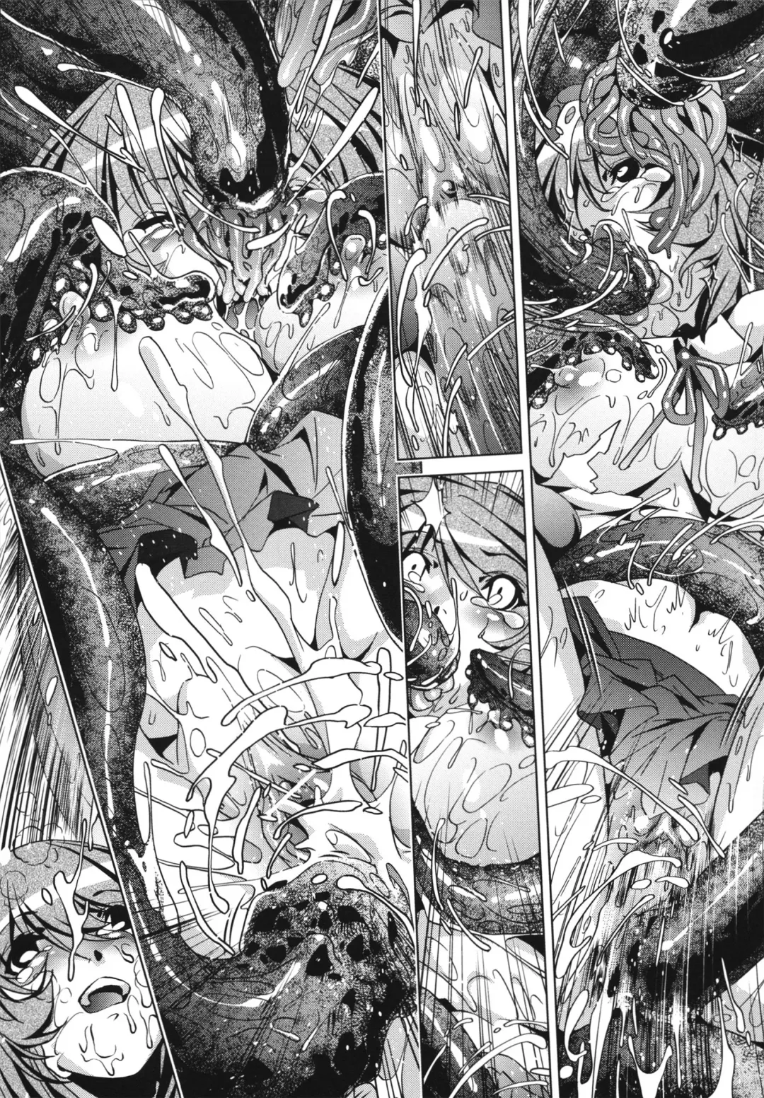 [Ootori Ryuuji] Shokushu wa Yawarakana Chibusa ni Makitsuki Onna-tachi no Ana wo Kakimidasu - Feeler coils around a soft breast and violates women's hole. Fhentai - Page 7