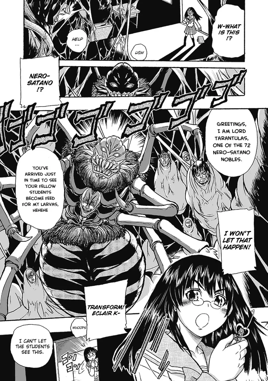[Ishino Kanon] Masou Kishi Eclair Knights Chocolat & Pudding | Magic Twin Knights: Eclair Knights Fhentai - Page 4