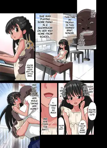 [Dozamura] Kokujin VS Shougakusei vol. 2 - Piano Daisuki Shoujo ~Nonomu Nonomi Hen~ | Black Man vs Student vol. 2 - Piano Loving Girl ~Nonomu Nonomi~ Fhentai - Page 3