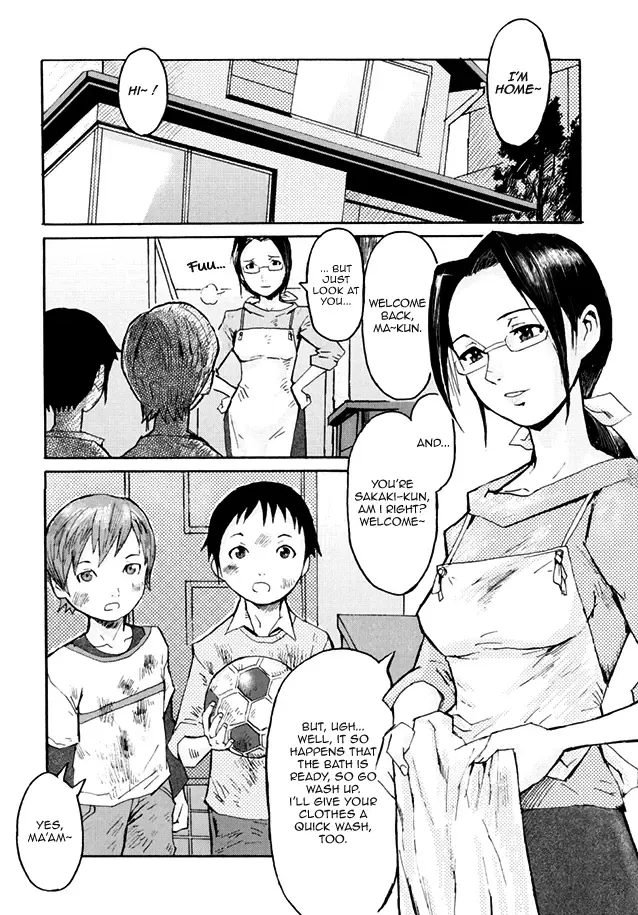 [Kuroiwa Menou] Haha to Musuko to Sono Yuujin to | Mother, son, and his Buddy Fhentai - Page 2