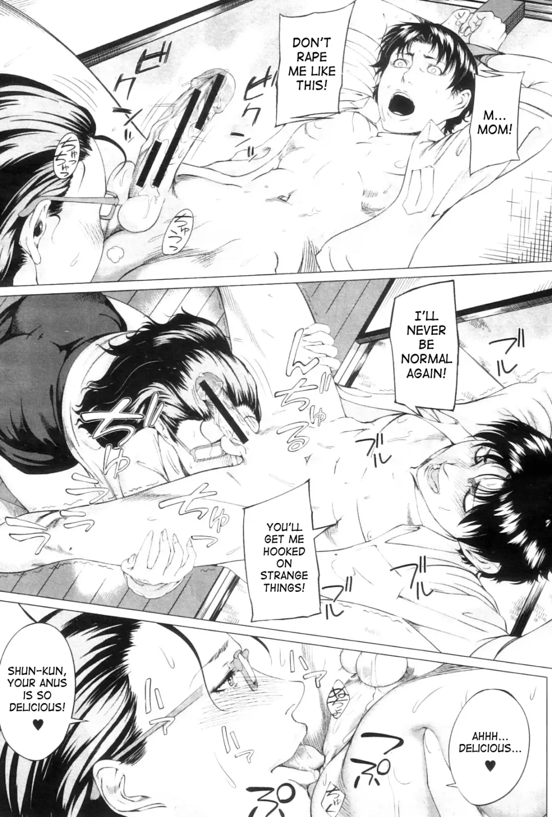 [Qdou Kei] Kaa-san no Ijou na Aijou | Mom's Abnormal Affection Ch. 1-2 Fhentai - Page 60