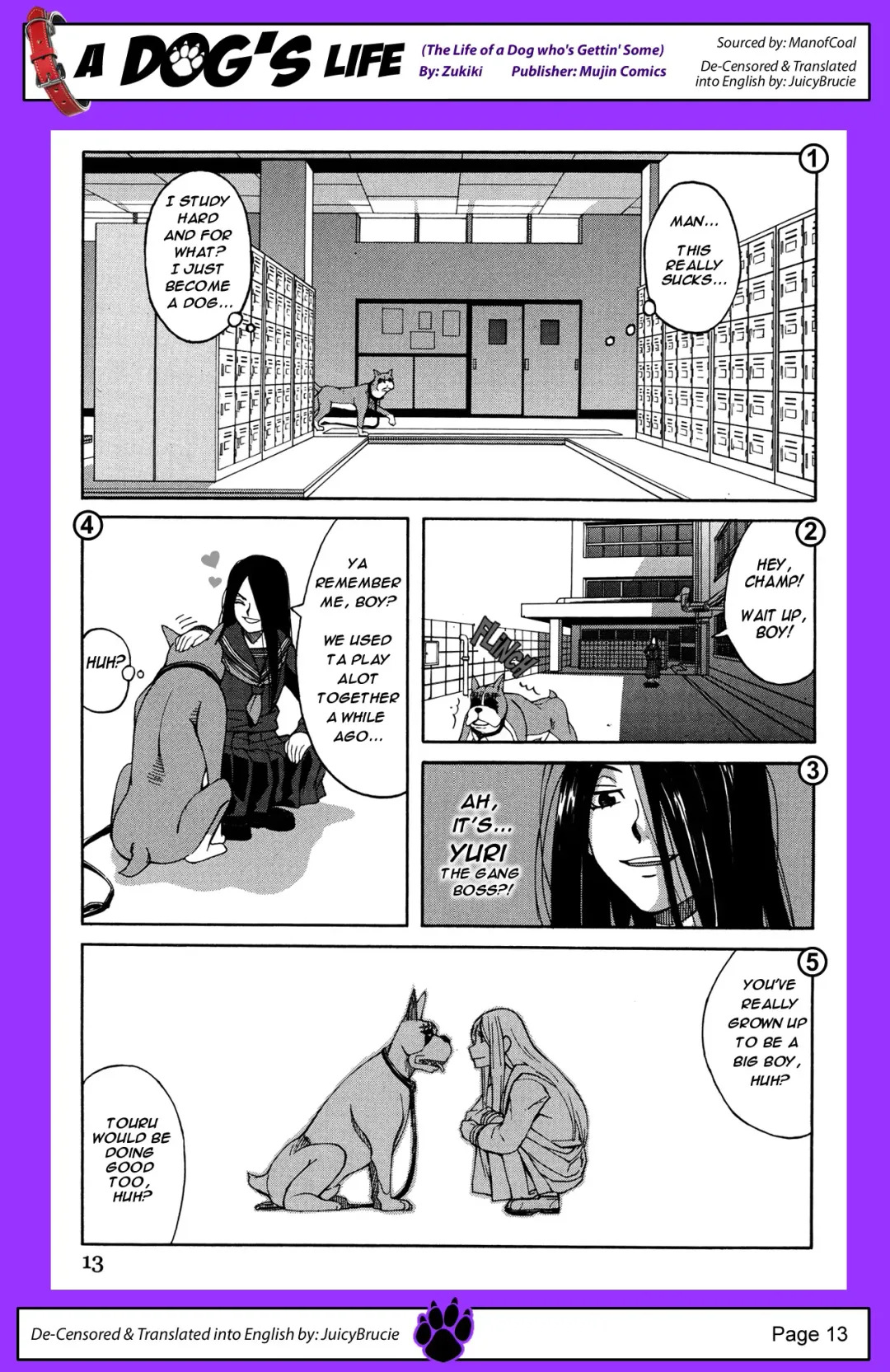 [Zukiki] Moteru Inu no Ikizama Ch. 4-5 Fhentai - Page 14