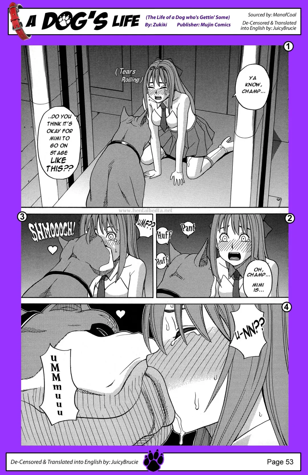 [Zukiki] Moteru Inu no Ikizama Ch. 4-5 Fhentai - Page 54