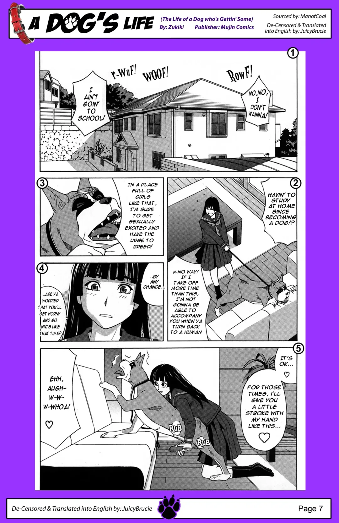 [Zukiki] Moteru Inu no Ikizama Ch. 4-5 Fhentai - Page 8