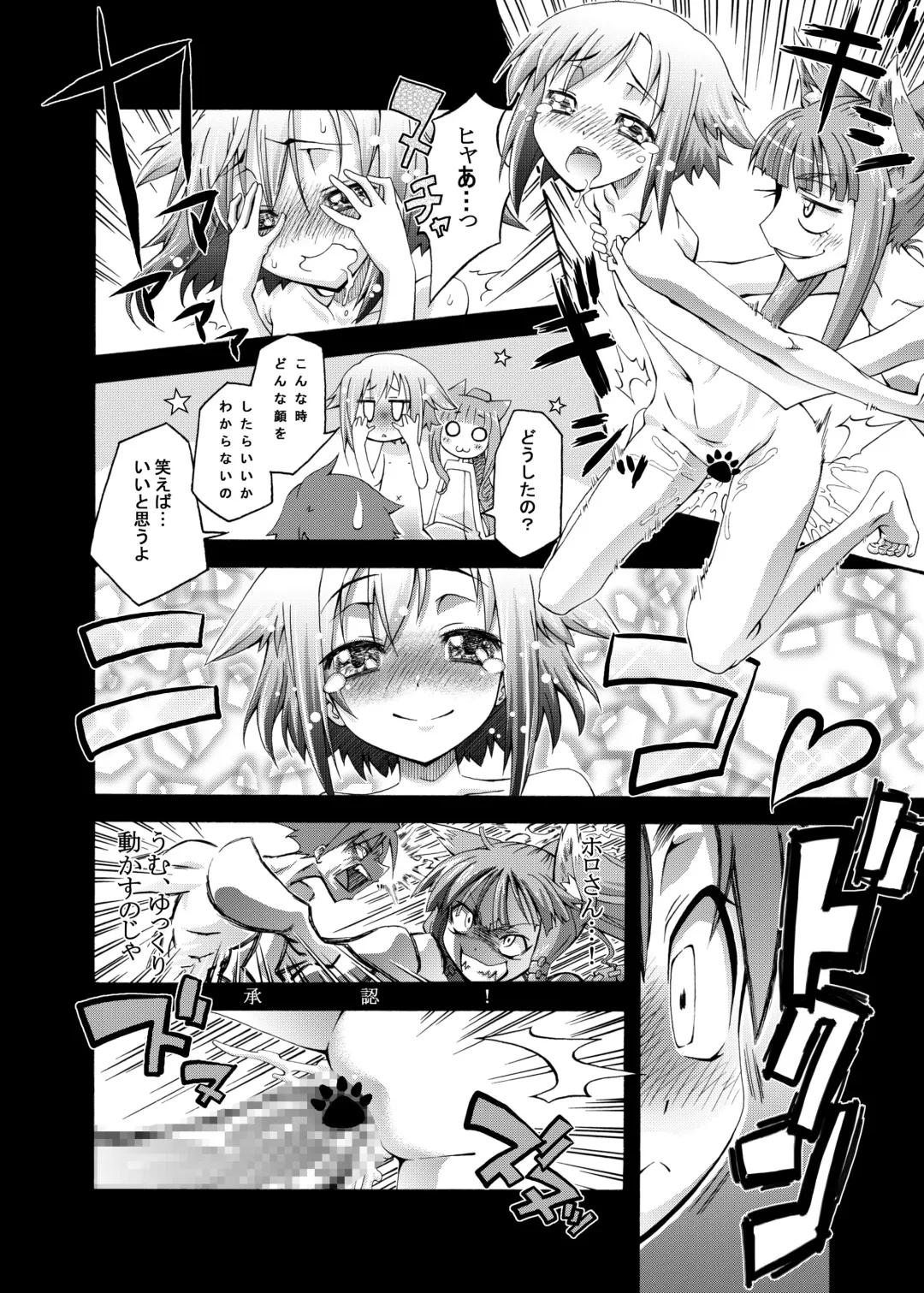 [Tsukino Kitsune - Yokaze] Ookami to Towa ni Fhentai - Page 11
