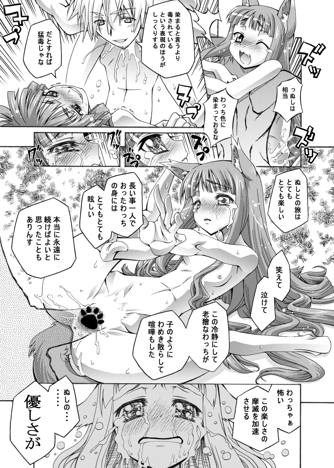 [Tsukino Kitsune - Yokaze] Ookami to Towa ni Fhentai - Page 22
