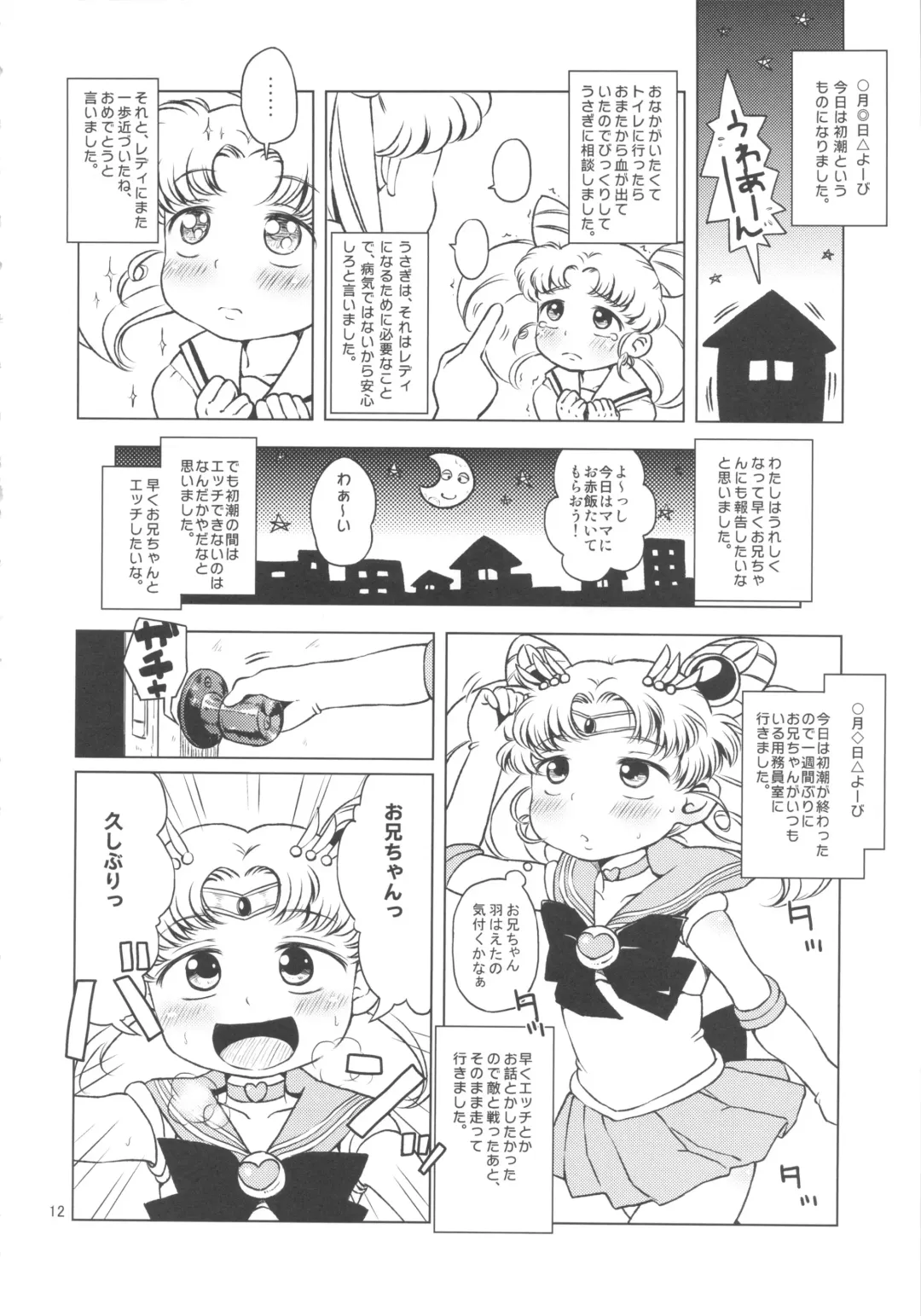 [Ponpon Itai] Chibiusa no Himitsu Diary Fhentai - Page 11