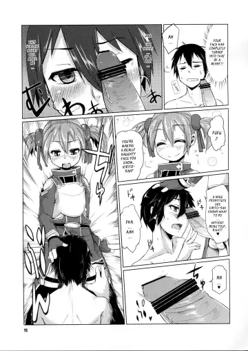 [Sexyturkey] Silica-chan ni Oshiri Ijirareru Hon | Silica-chan Playing With Your Butt Book Fhentai - Page 10